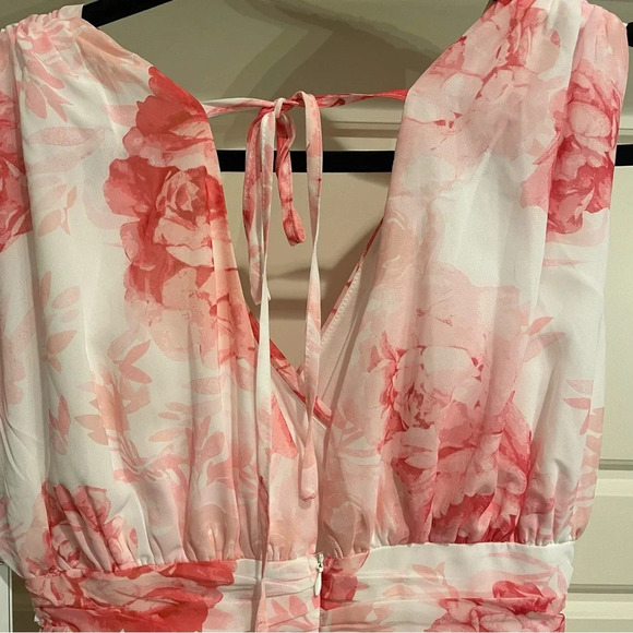 AURA (Red Dress Boutique) Floral Midi Dress Size Small New w Tag - Picture 7 of 15